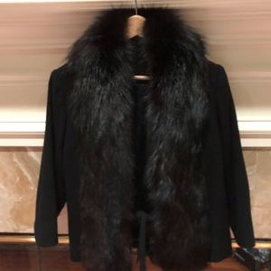 Custom Made, Size L, Faux Fur Collar,